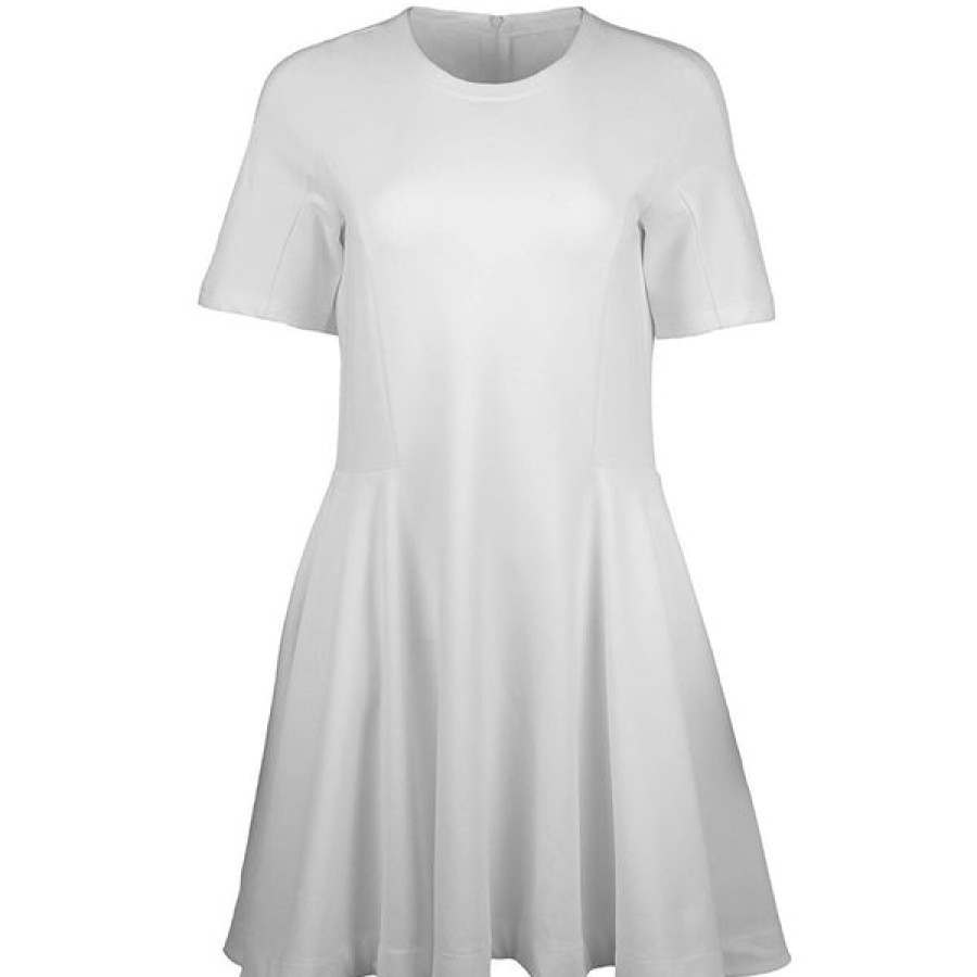 Women Helene Galwas Dresses | White Waisted Dress