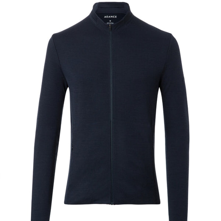 Men AEANCE | Merino Jersey Jacket For Men