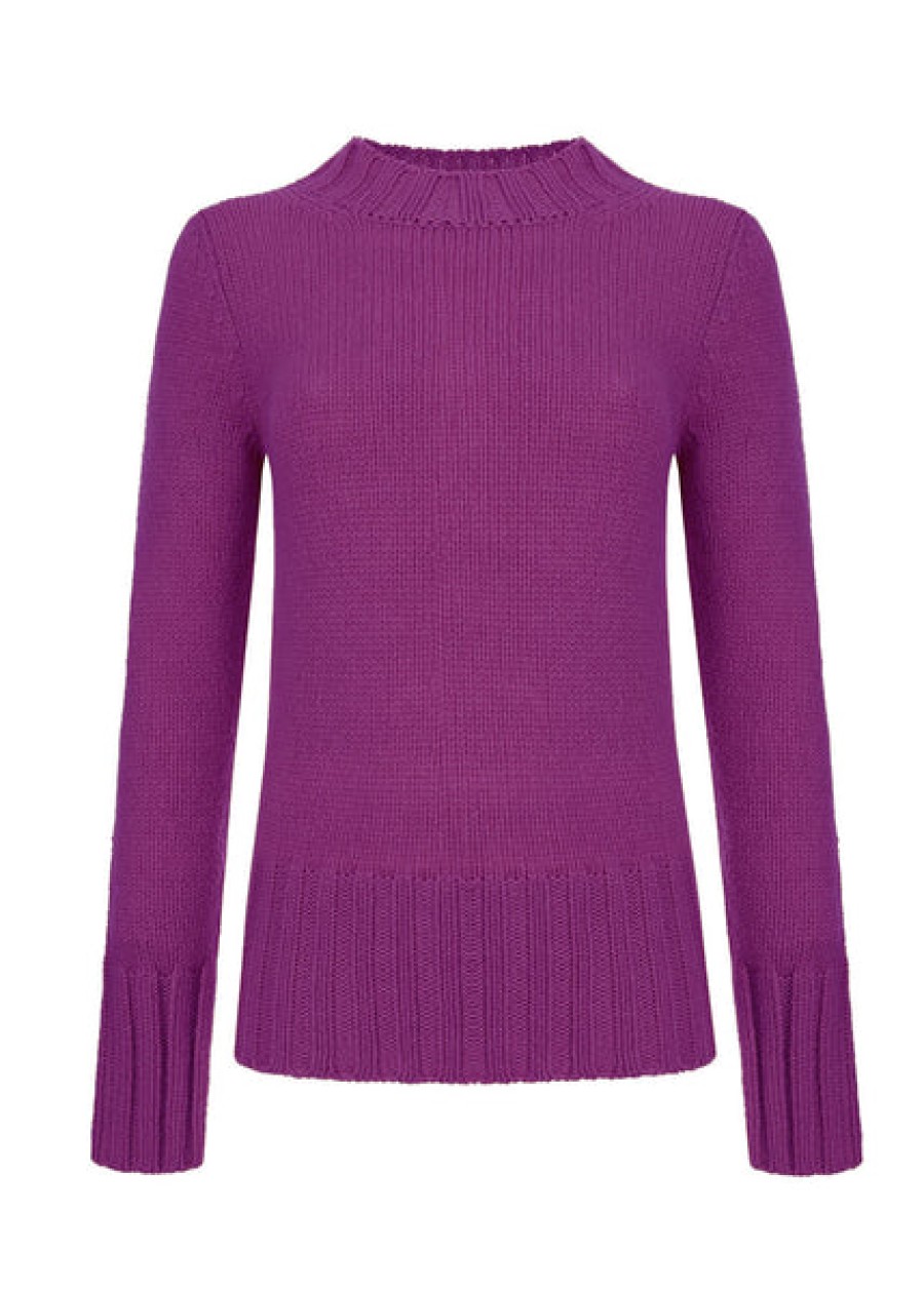 Women Antonia Zander Knitwear & Cashmere | Chunky Knitted Cashere Sweater