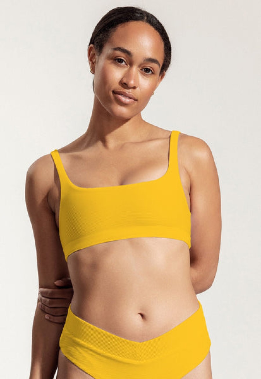 Women Oy surf Beachwear | Ribbed Bikini Top