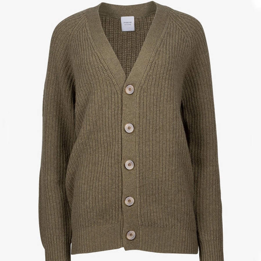 Women STUDIO 163 Knitwear & Cashmere | Buttoned Cashmere Cardigan