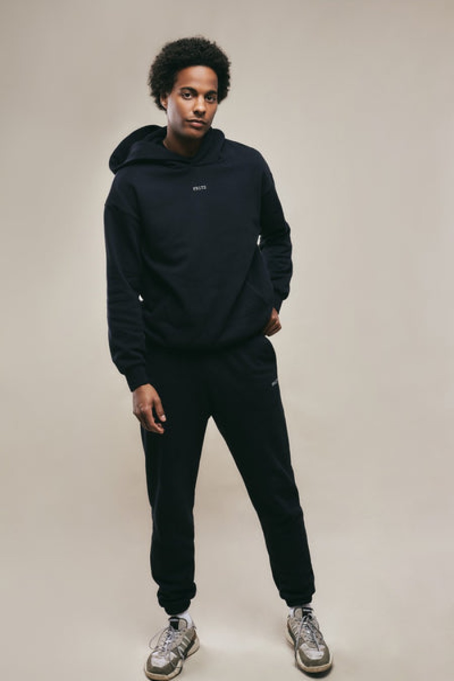 Men FRITZ THE LABEL | Fritz Cotton Sweatpants In Black