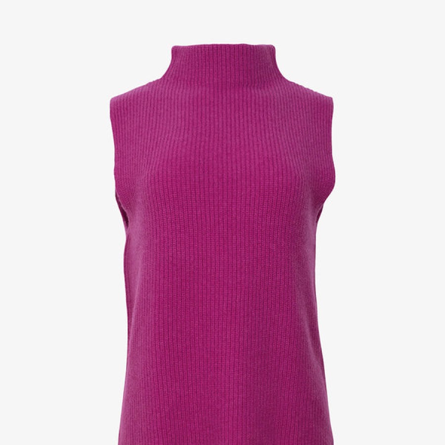 Women STUDIO 163 Tops & Shirts | Cashmere Tank Top