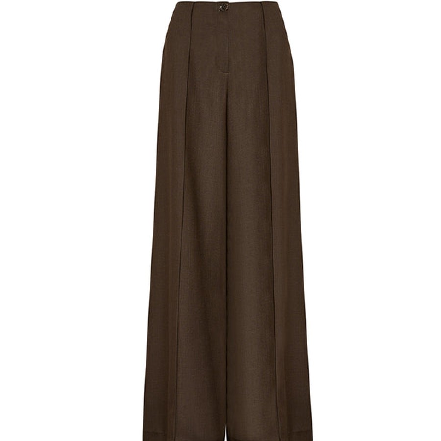 Women LESAYA Jeans & Trousers | Virgin Wool Trouser