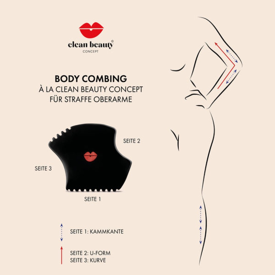 Beauty CLEAN BEAUTY CONCEPT | No Cellulite Body Elixir & Bian Gua Sha Stone