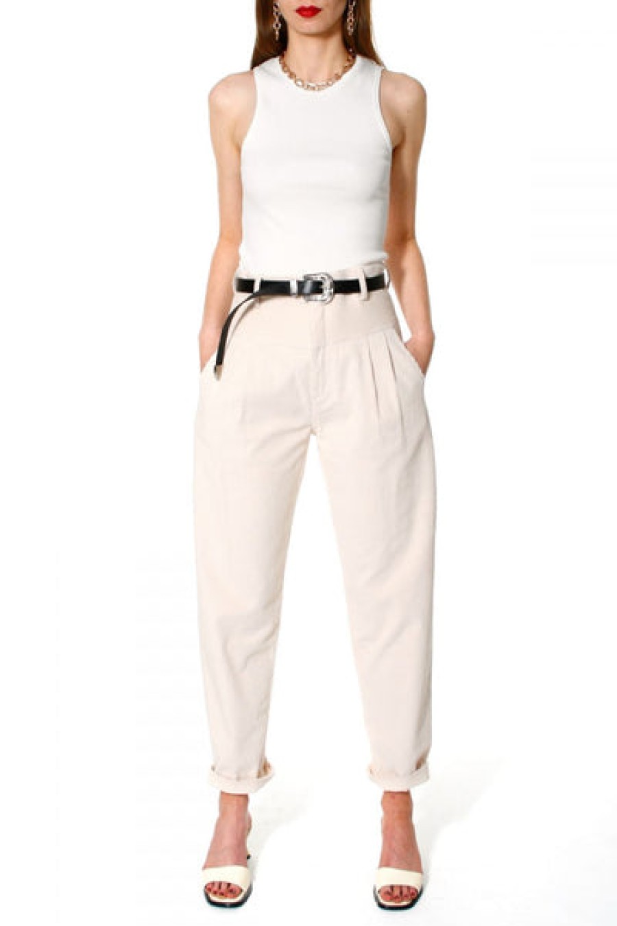 Women AGGI Jeans & Trousers | Corduroy Pants