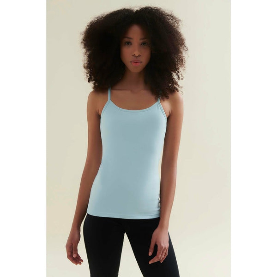 Women Wellicious Gymwear | Green Yoga Top With Cut-Out Back