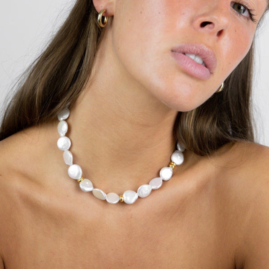 Women LLR Studios Jewelery | Big Freshwater Pearl Necklace