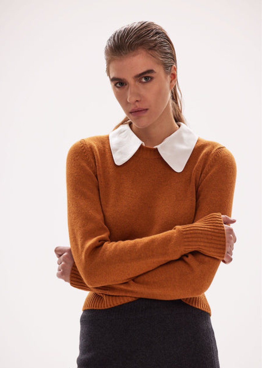 Women Antonia Zander Knitwear & Cashmere | Cropped Sweater