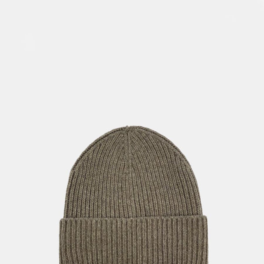 Men NTHIRTYTHREE | Ribbed Beanie In Brown