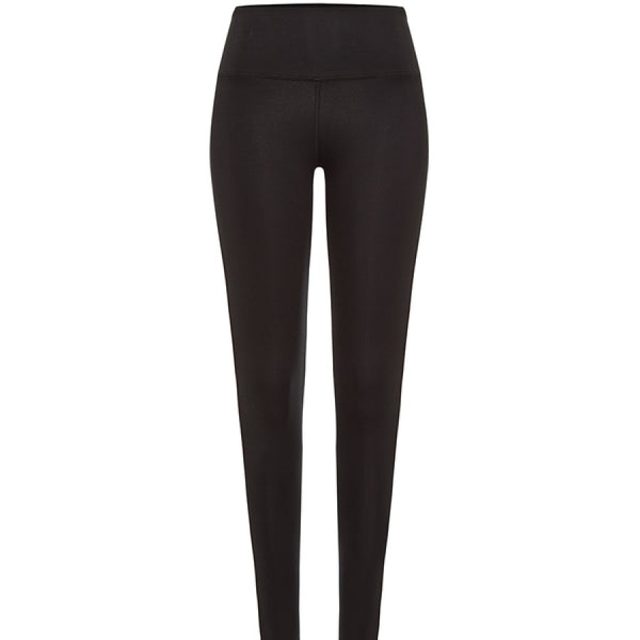 Women Wellicious Gymwear | Organic Cotton Yoga Leggings In Black