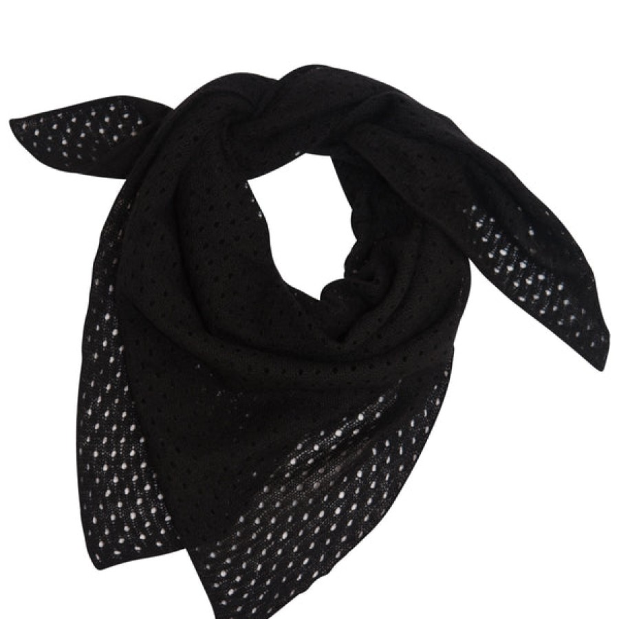 Women PETIT CALIN HAMBURG Accessories | Cashmere Cloth In Black