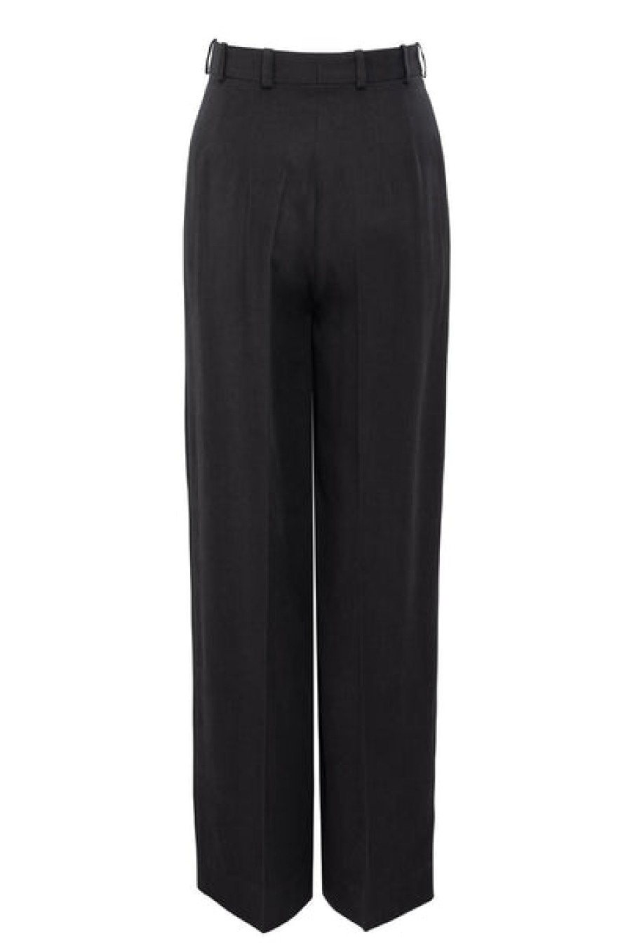 Women HELLO'BEN Jeans & Trousers | High Waisted Tencel Pants In Black