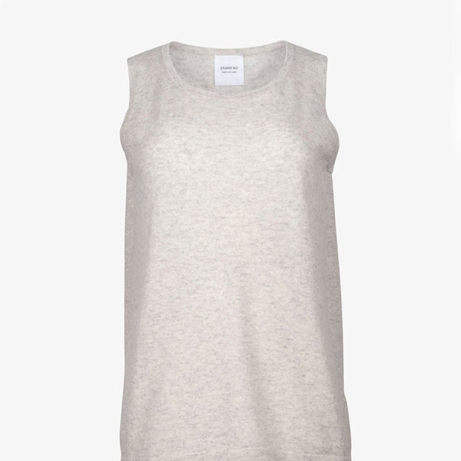 Women STUDIO 163 Tops & Shirts | Cashmere Tank Top