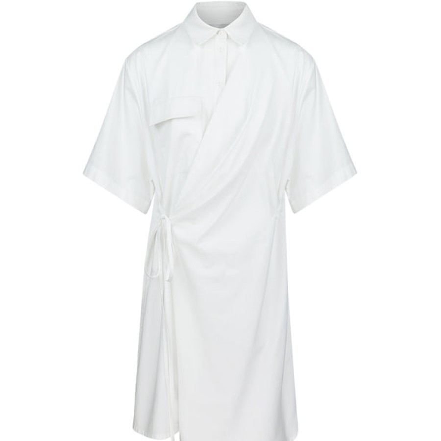 Women MAY BERNARDI ATELIER Dresses | Asymmetric Shirt-Dress In White