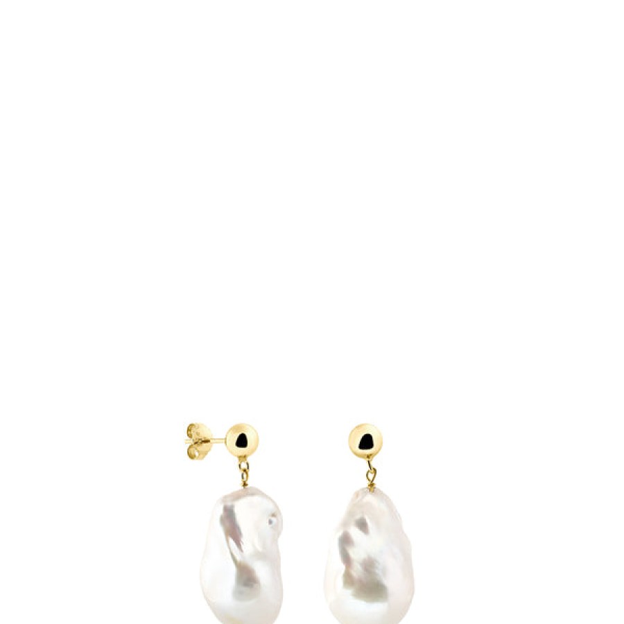 Women LLR Studios Jewelery | Big Baroque Pearl Studs