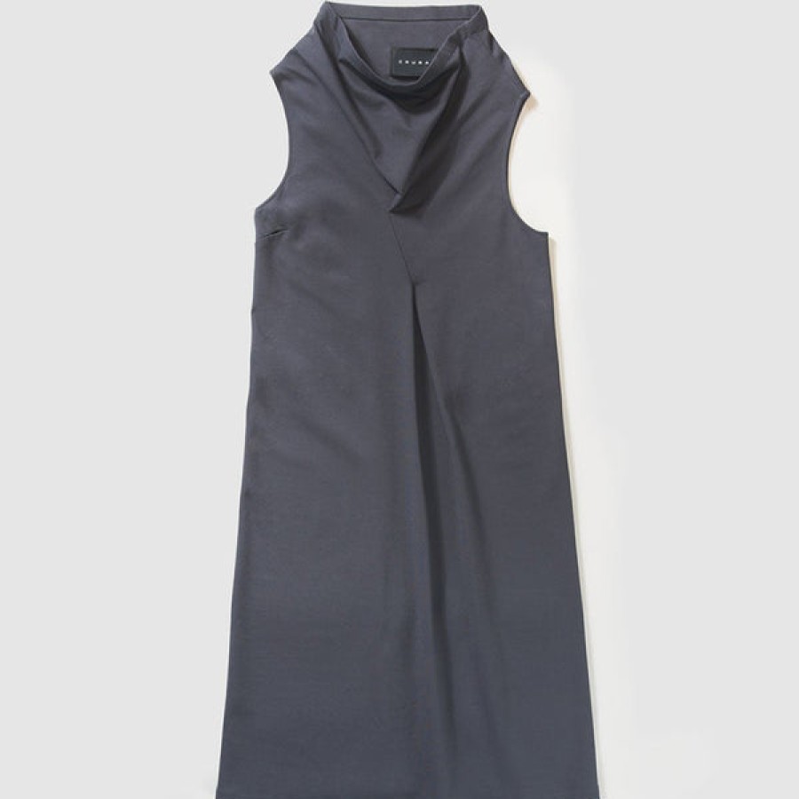 Women CRUBA Dresses | Grey Cotton Dress