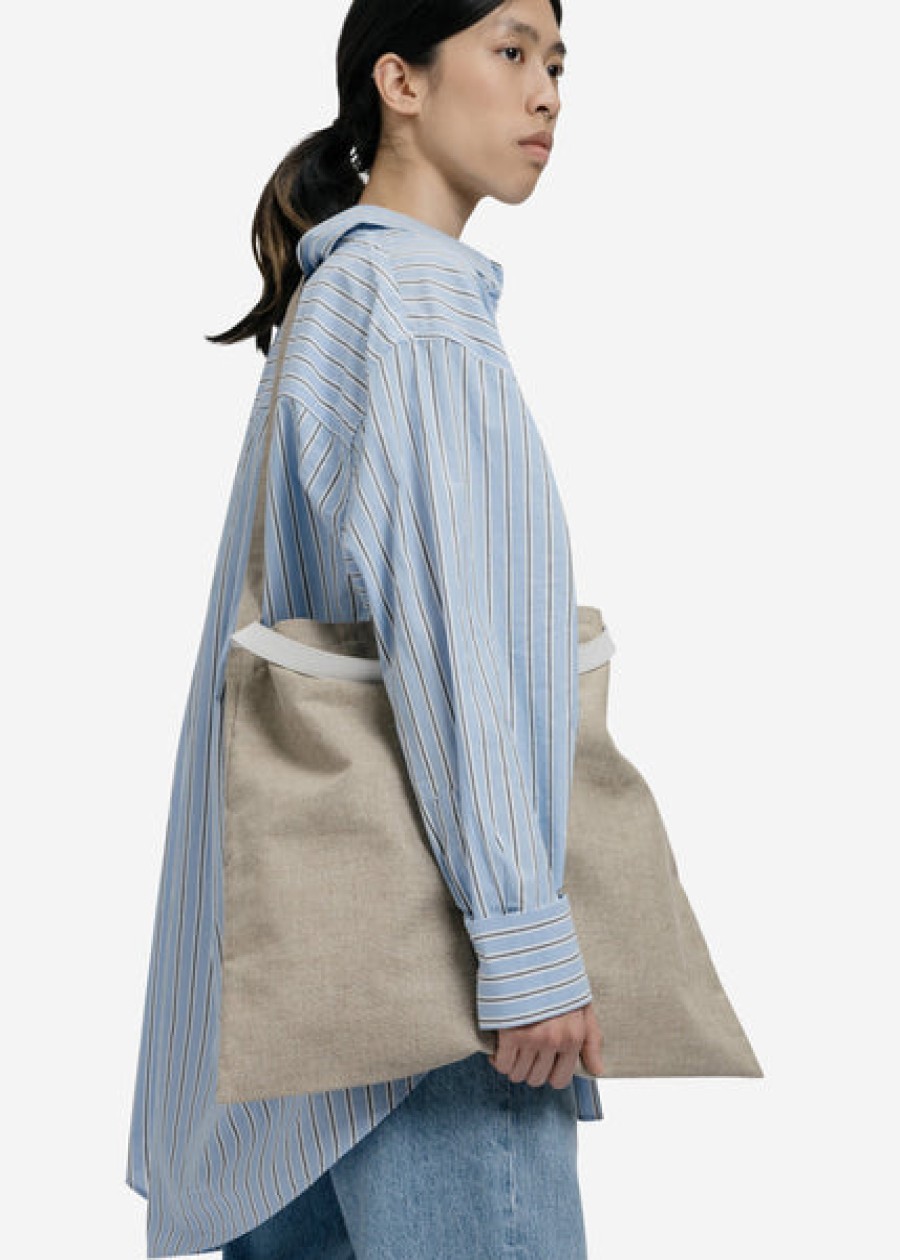 Women PB 0110 Bags | Linen Messenger Bag