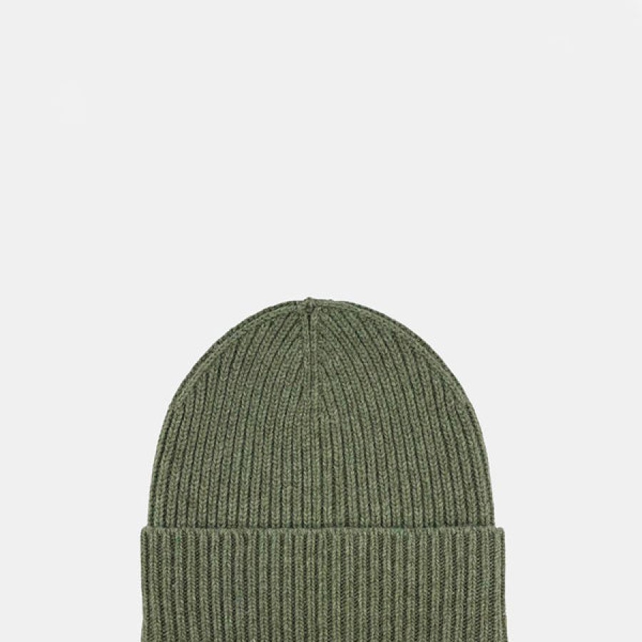 Men NTHIRTYTHREE | Ribbed Beanie In Green