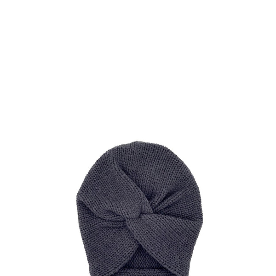 Women PETIT CALIN HAMBURG Accessories | Cashmere Turban In Blue-Grey