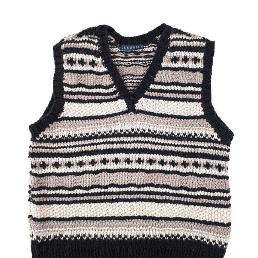 Women CLAUSSEN Knitwear & Cashmere | Patterned Hand Knitted Slipover