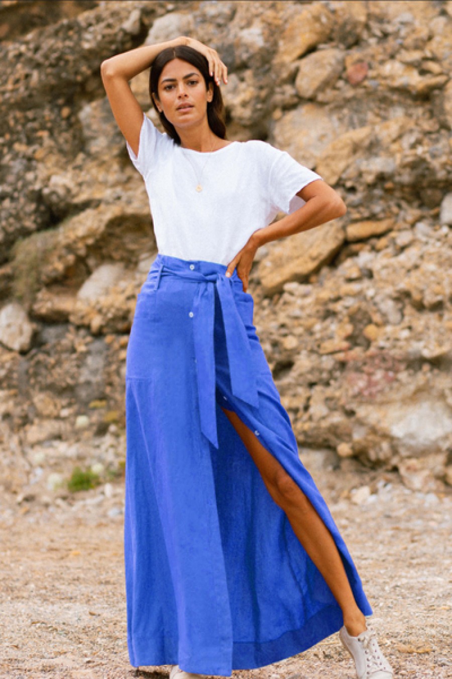 Women ORAMAI LONDON Skirts | Organic Linen Skirt