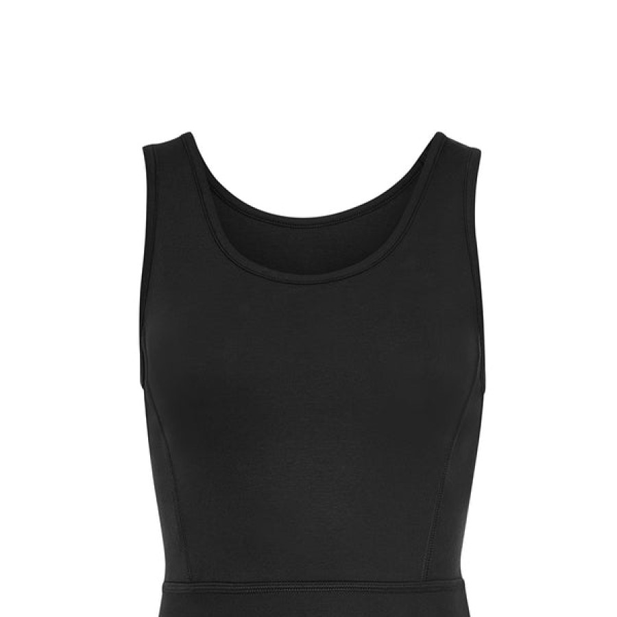 Women Wellicious Gymwear | 3/4 Cropped Active Top In Black