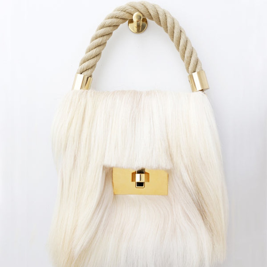 Women Agnes Nordenholz Bags | Fur Shoulder Bag