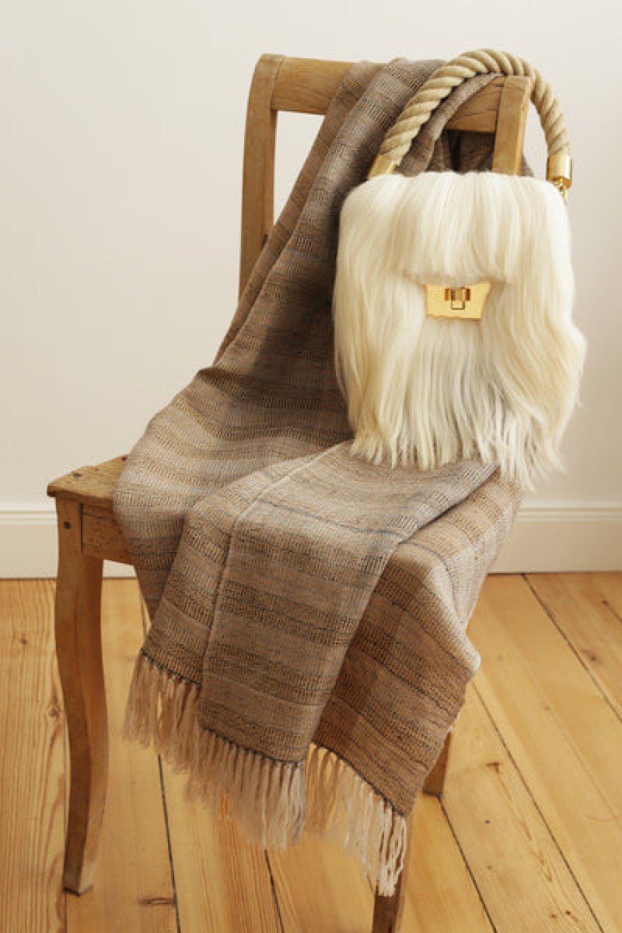 Women Agnes Nordenholz Bags | Fur Shoulder Bag