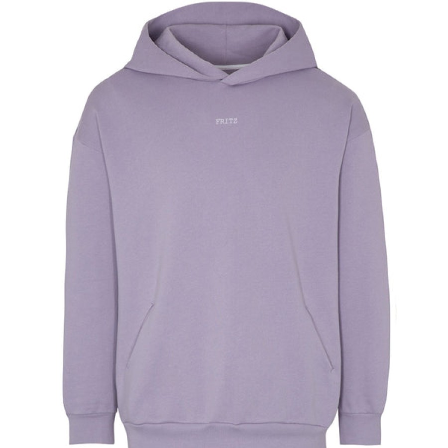 Men FRITZ THE LABEL | Unisex Organic Cotton Hoodie In Lilac