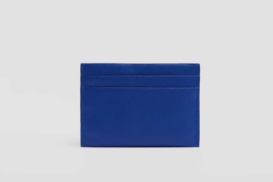 Women VOR Shoes | Leather Cardholder In Blue