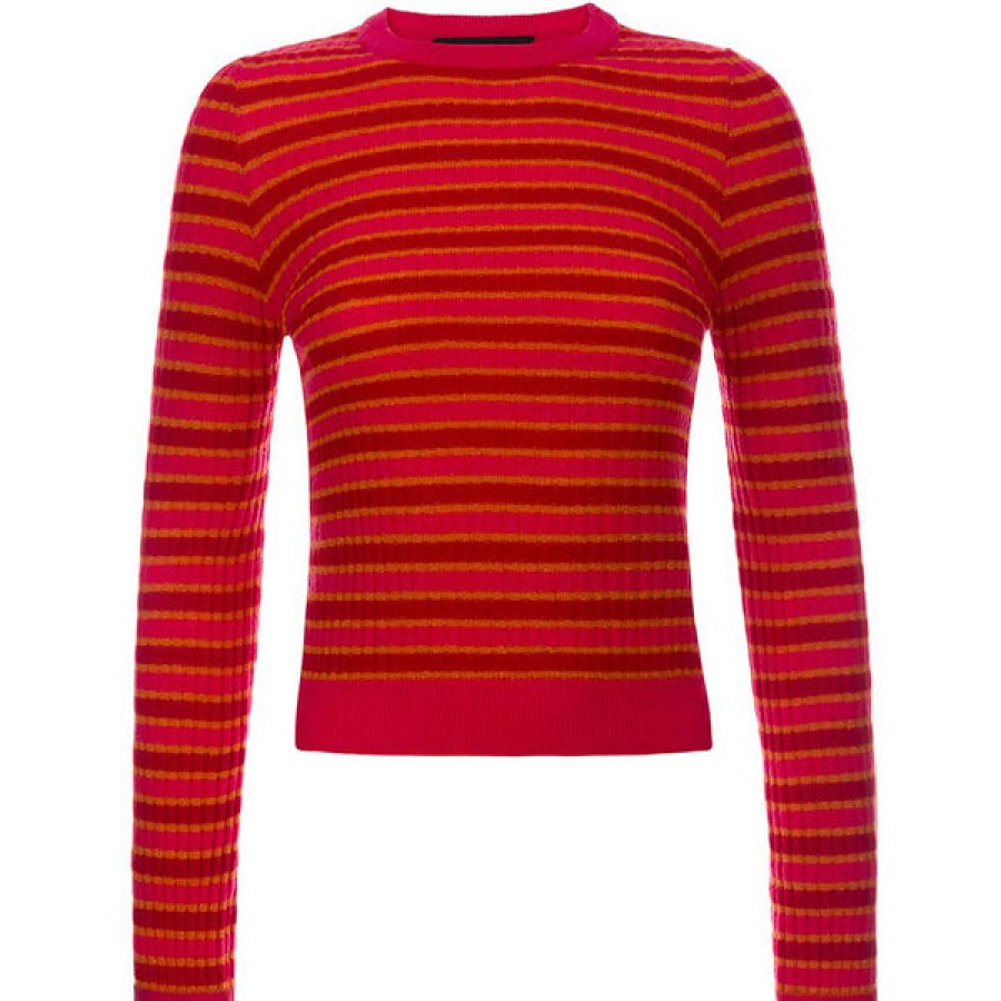 Women Antonia Zander Knitwear & Cashmere | Striped Cashmere Sweater