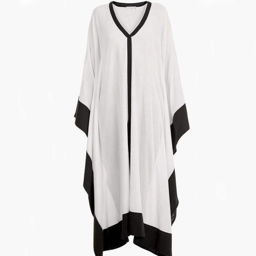 Women CASA NATA Tops & Shirts | Airy Cotton Poncho