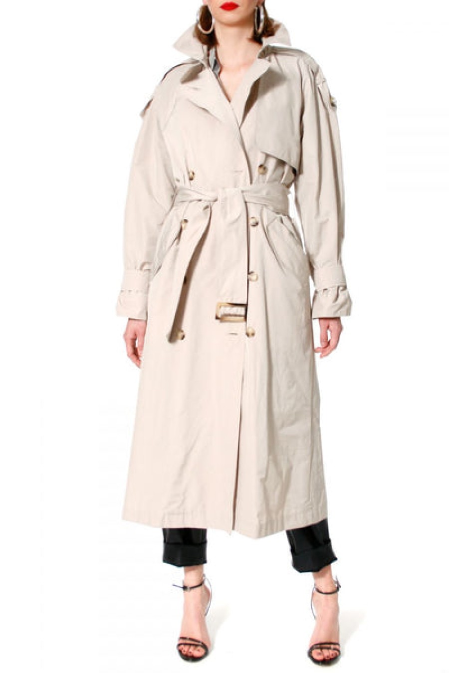 Women AGGI Coats & Jackets | Beige Trench Coat