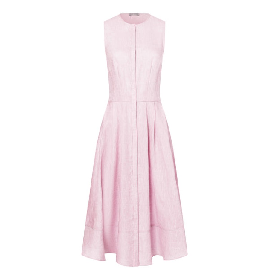 Women Clara Dorothea Dresses | Waisted Linen Dress