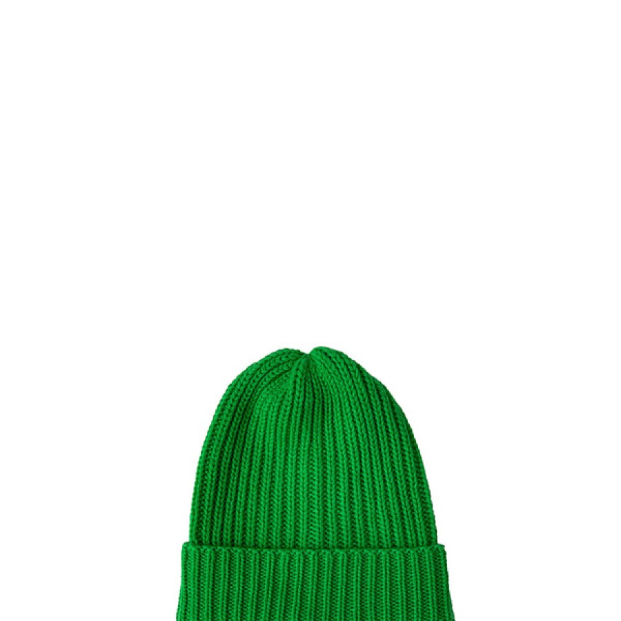 Women PETIT CALIN HAMBURG Knitwear & Cashmere | Cashmere Beanie In Flash Green