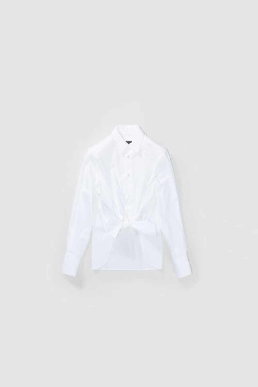 Women CRUBA Tops & Shirts | White Cotton Blouse