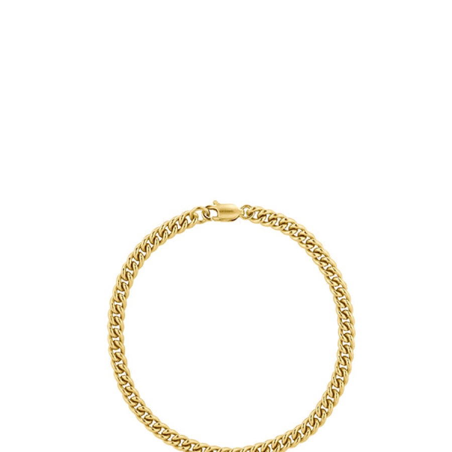 Women LLR Studios Jewelery | 18K Gold Plated Link Chain Bracelet