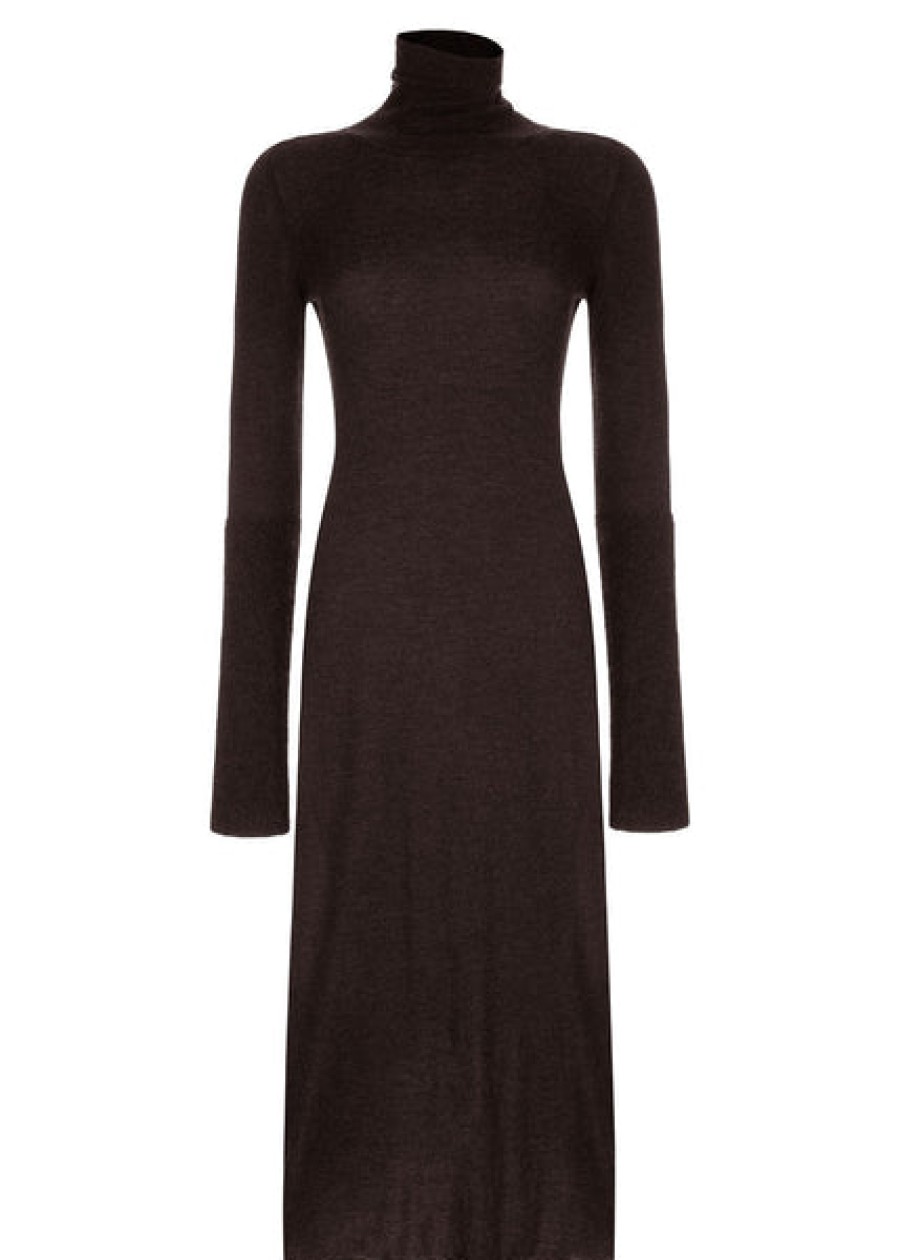 Women Antonia Zander Dresses | Cashmere Turtleneck Dress