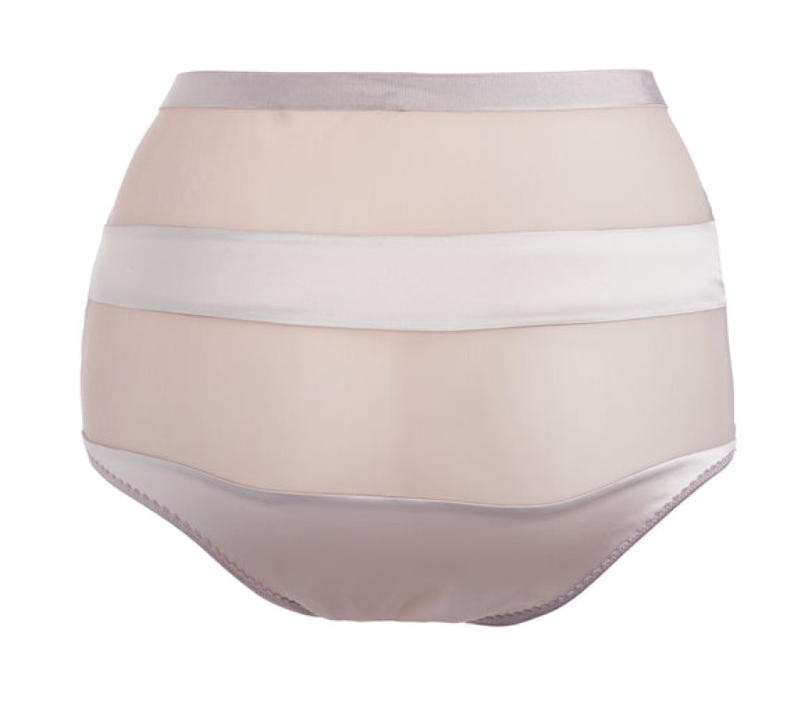 Women Simone Ricker Lingerie | High-Waisted Silk Panties