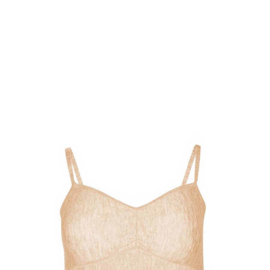 Women STUDIO 163 Lingerie | Undyed Cashmere Bra