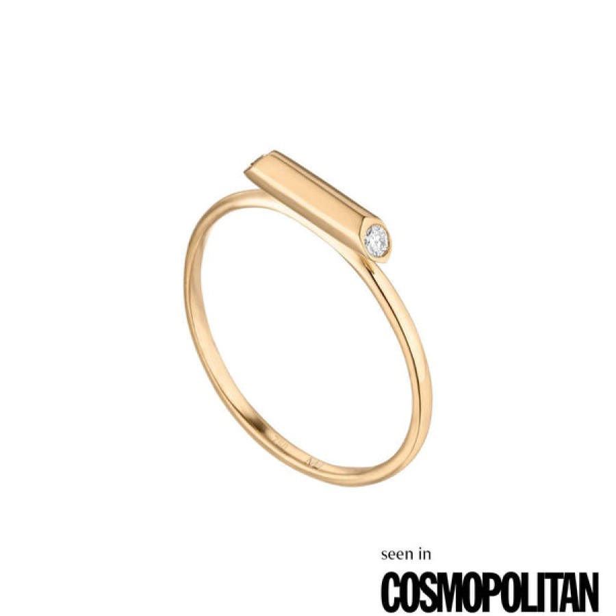 Women Maren Jewellery Jewelery | Minimalistic Eco-Diamond Ring