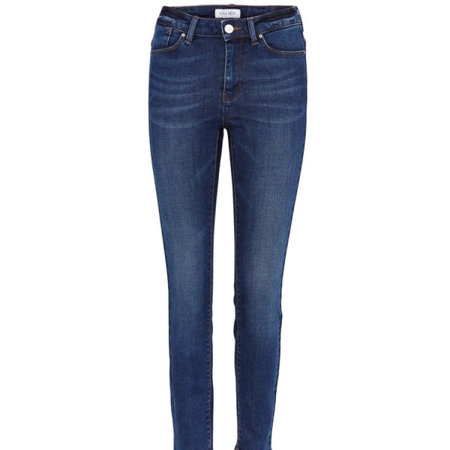 Women NINA REIN Jeans & Trousers | Organic Cotton Jeans In Darkblue