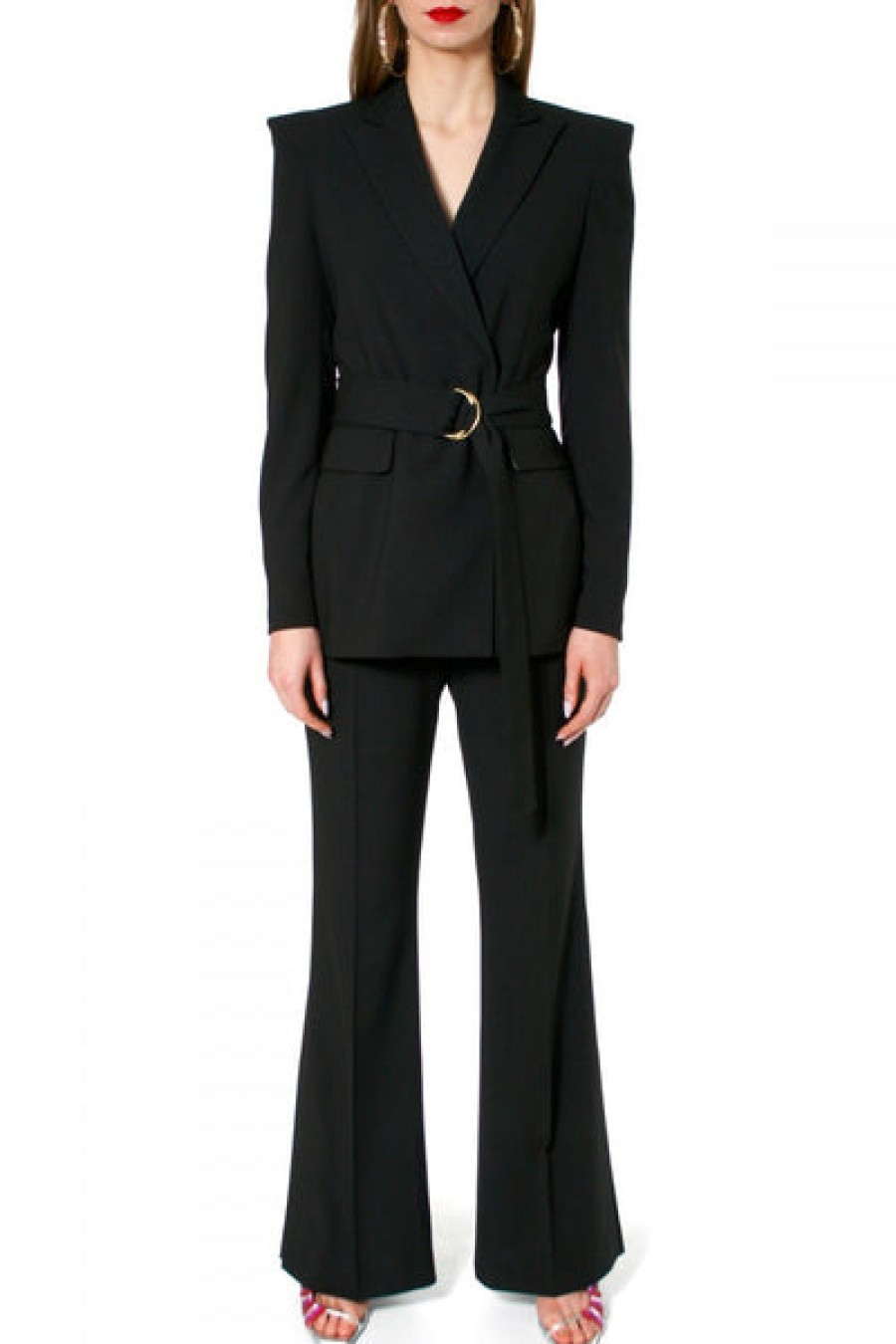 Women AGGI Suits | Belted-Blazer „Marina" In Black