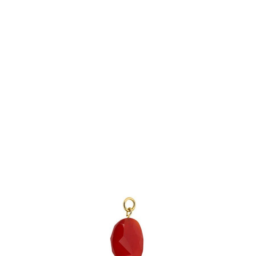 Women LLR Studios Jewelery | 14K Gold Carnelian Gemstone Pendant