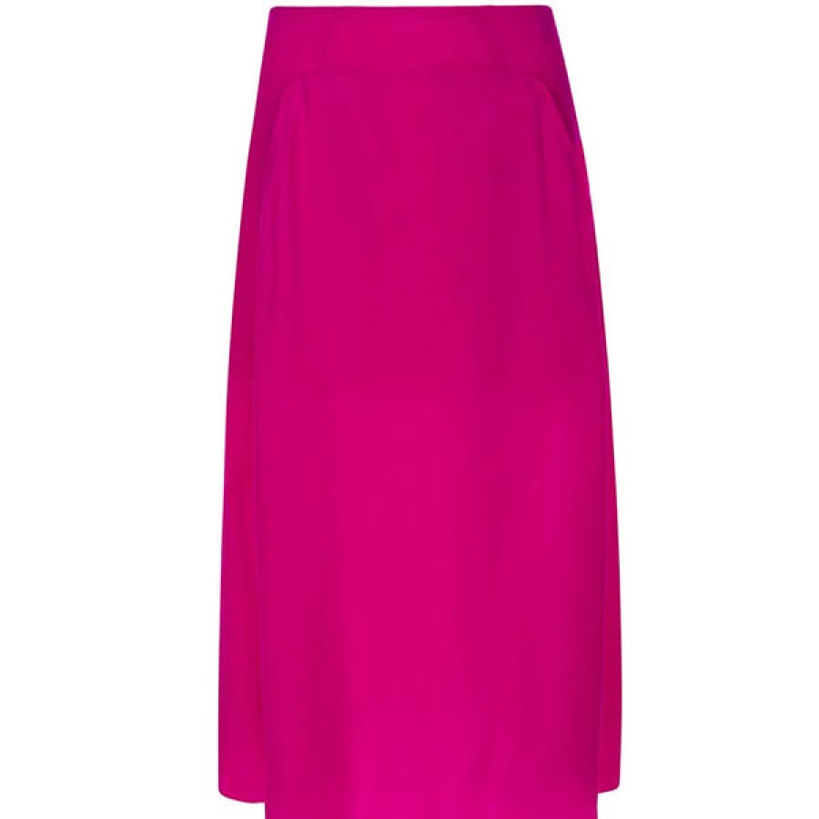 Women Antonia Zander Skirts | Flowing Silk Skirt