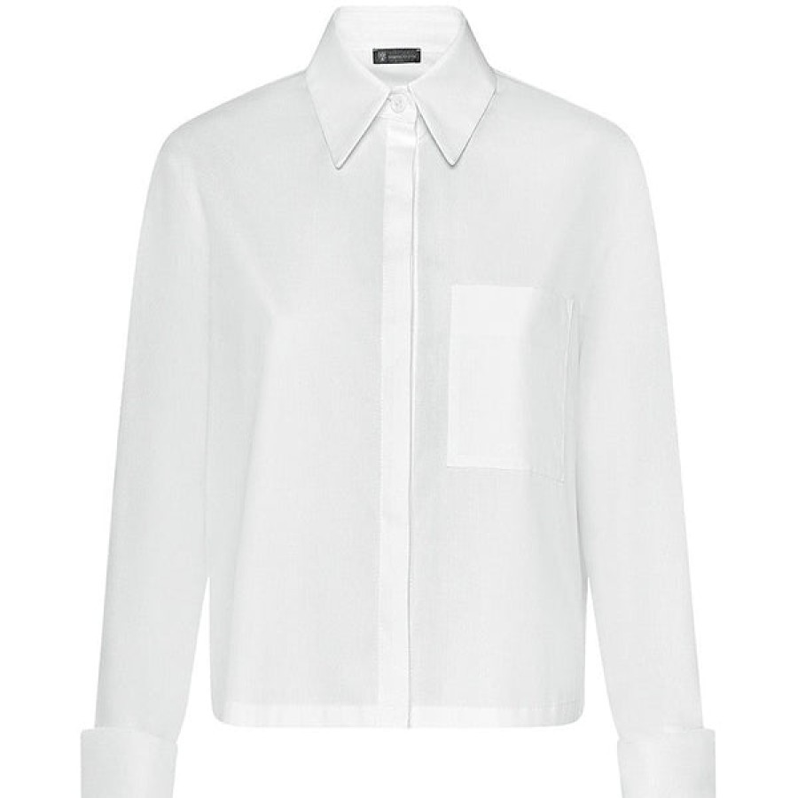 Women Armargentum Tops & Shirts | White Shirt Blouse