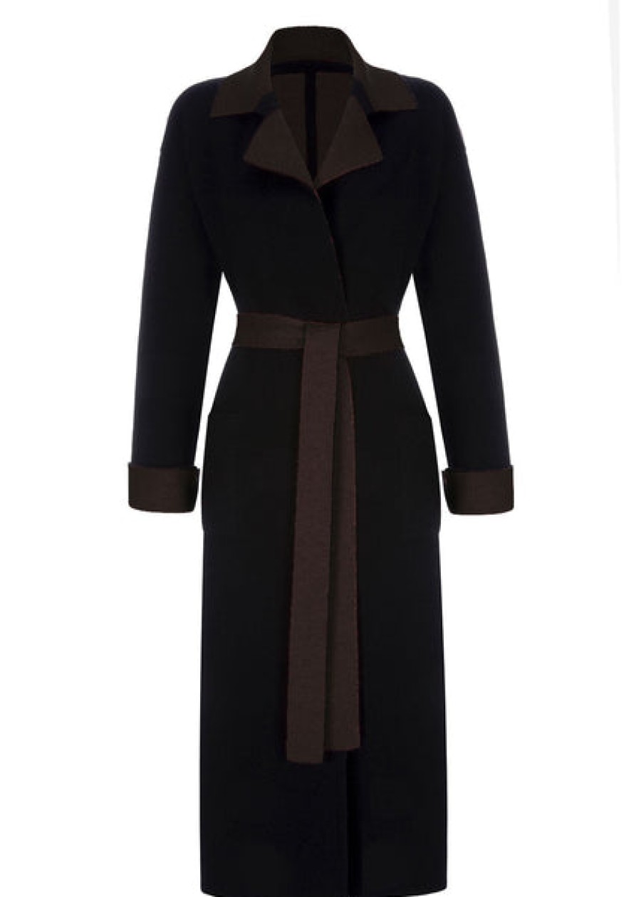 Women Antonia Zander Coats & Jackets | Cashmere Long Coat