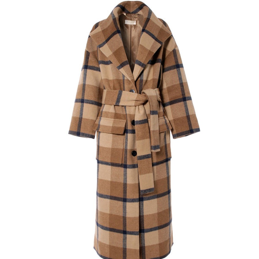 Women AGGI Coats & Jackets | Checkered Coat