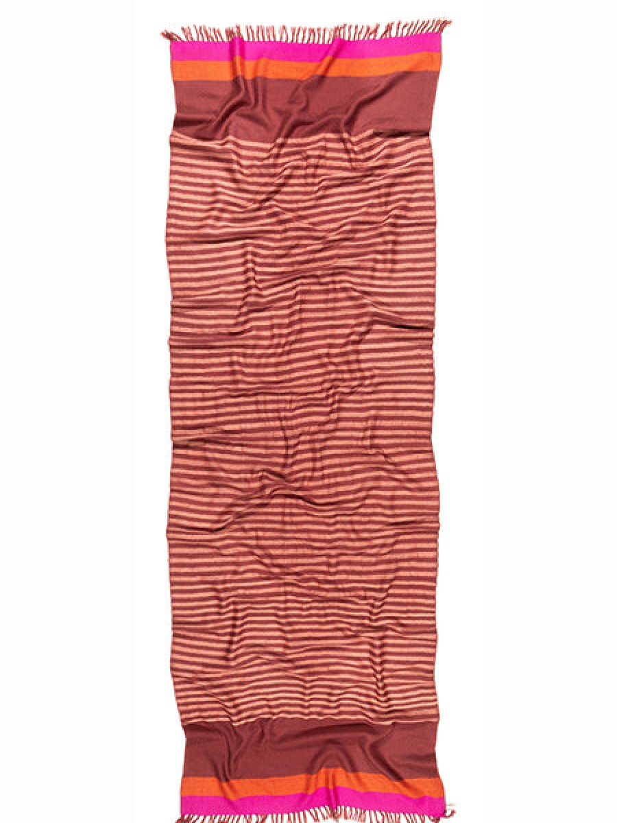 Women 8 EDEN AVENUE Accessories | Striped Cashmere Scarf